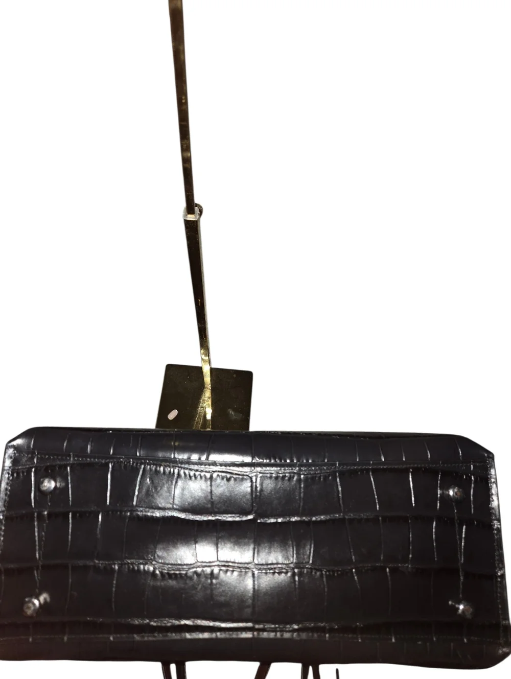 Coach Croc-Embossed Willow Leather Tote